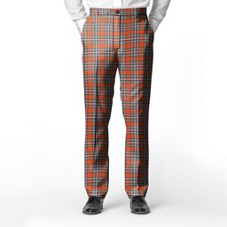 ScotsTee Shop Scottish McFarland Ancient Men's Tartan Trousers Plaid Trews - Regular Fit