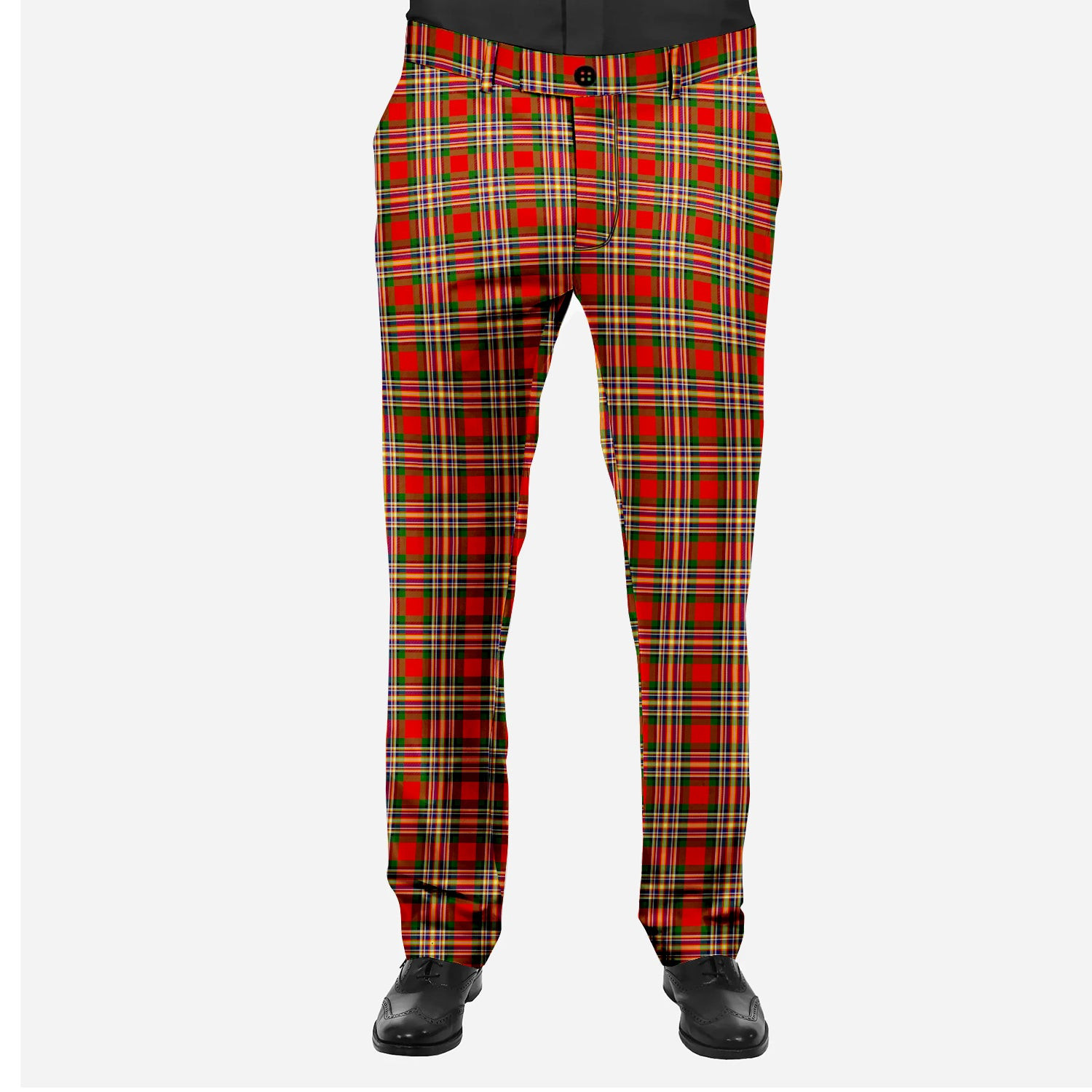 ScotsTee Shop Scottish MakGill Modern Men's Tartan Trousers Plaid Trews - Regular Fit