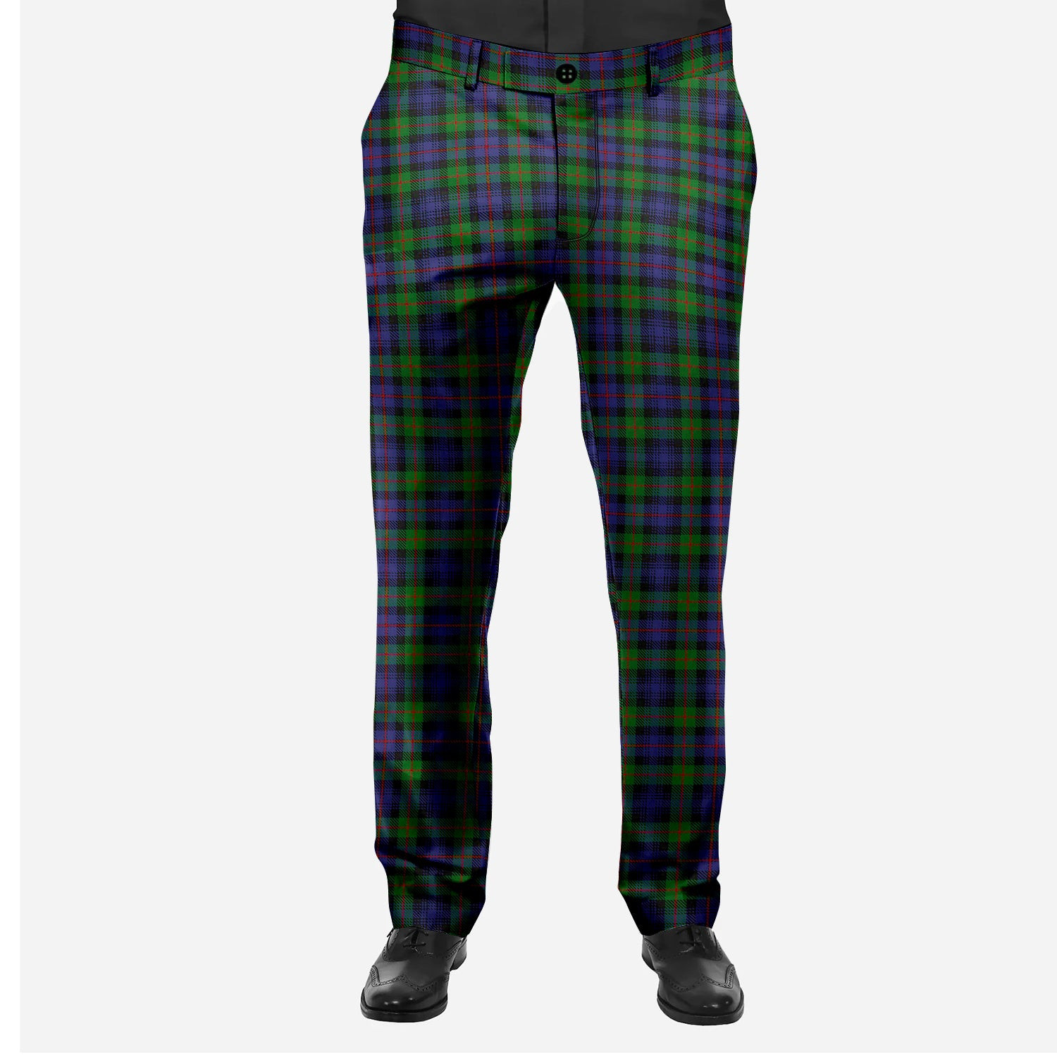 ScotsTee Shop Scottish Murray of Atholl Men's Tartan Trousers Plaid Trews - Regular Fit