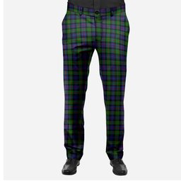 ScotsTee Shop Scottish Murray of Atholl Men's Tartan Trousers Plaid Trews - Regular Fit