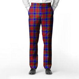 ScotsTee Shop Scottish Mair Men's Tartan Trousers Plaid Trews - Regular Fit