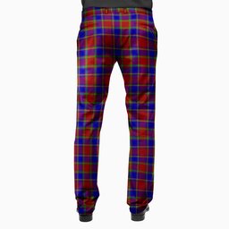 ScotsTee Shop Scottish Mair Men's Tartan Trousers Plaid Trews - Regular Fit