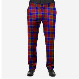 ScotsTee Shop Scottish Mair Men's Tartan Trousers Plaid Trews - Regular Fit