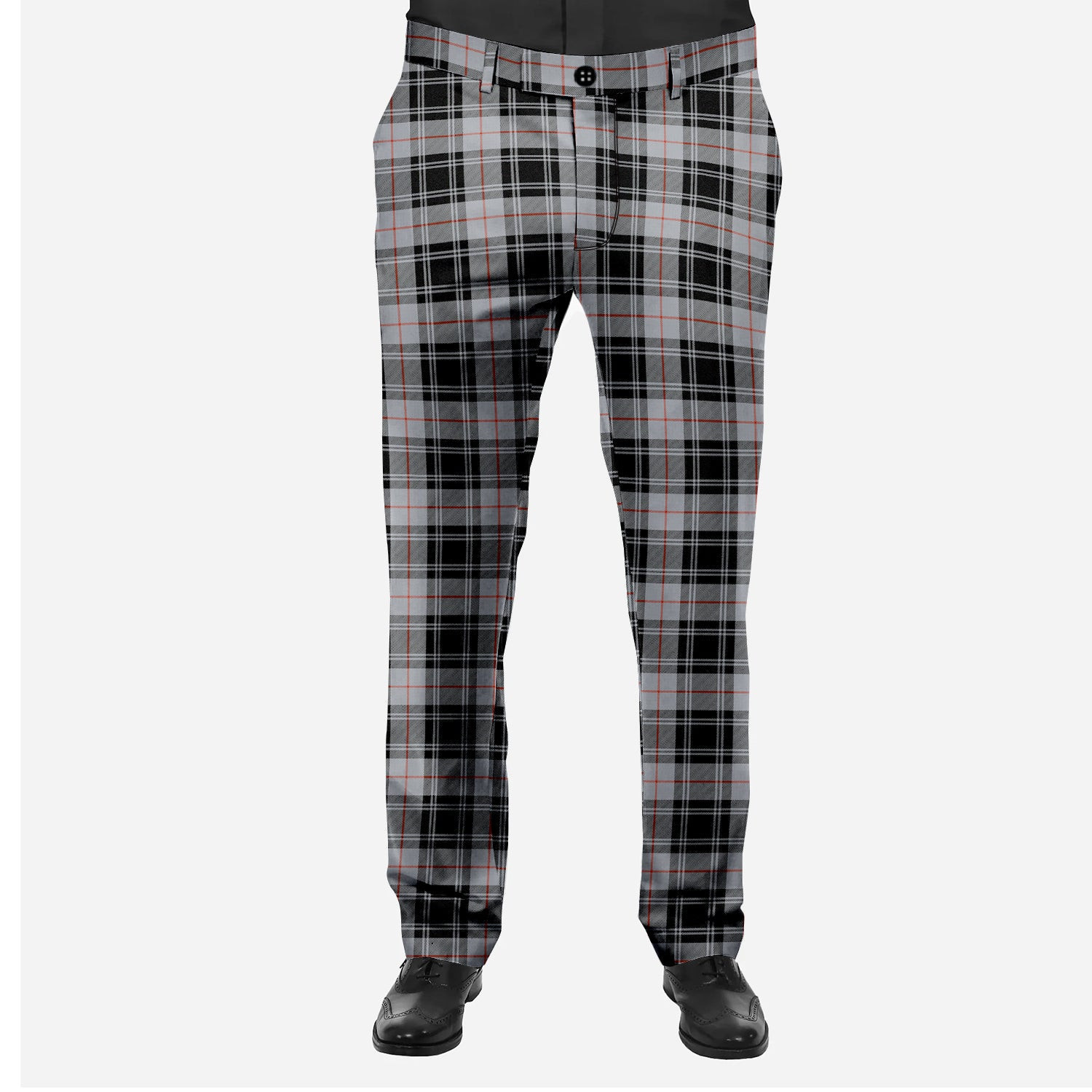 ScotsTee Shop Scottish Moffat Ancient Men's Tartan Trousers Plaid Trews - Regular Fit