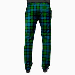 ScotsTee Shop Scottish McKie Men's Tartan Trousers Plaid Trews - Regular Fit