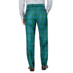 ScotsTee Shop Scottish Mayhew Men's Tartan Trousers Plaid Trews - Regular Fit