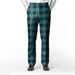 ScotsTee Shop Scottish Morgan Ancient Men's Tartan Trousers Plaid Trews - Regular Fit