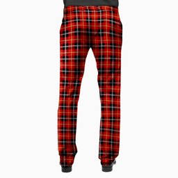 ScotsTee Shop Scottish Marjoribanks SC Men's Tartan Trousers Plaid Trews - Regular Fit