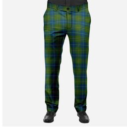 ScotsTee Shop Scottish McAvoy Men's Tartan Trousers Plaid Trews - Regular Fit