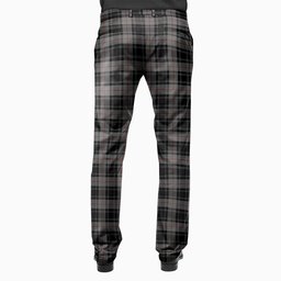 ScotsTee Shop Scottish Moffat Modern Men's Tartan Trousers Plaid Trews - Regular Fit