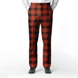 ScotsTee Shop Scottish MacSwan Ancient Men's Tartan Trousers Plaid Trews - Regular Fit