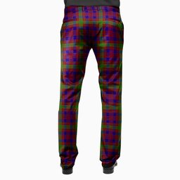ScotsTee Shop Scottish MacTier of Durris Men's Tartan Trousers Plaid Trews - Regular Fit
