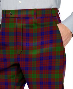 ScotsTee Shop Scottish MacTier of Durris Men's Tartan Trousers Plaid Trews - Regular Fit