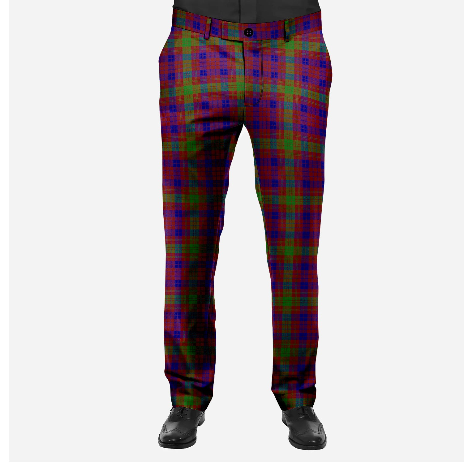 ScotsTee Shop Scottish MacTier of Durris Men's Tartan Trousers Plaid Trews - Regular Fit