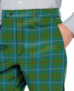 ScotsTee Shop Scottish Turnbull Hunting Ancient Clan Men's Tartan Trousers Plaid Trews - Regular Fit