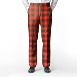 ScotsTee Shop Scottish MacPhee Modern Men's Tartan Trousers Plaid Trews - Regular Fit