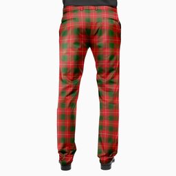 ScotsTee Shop Scottish MacPhee Modern Men's Tartan Trousers Plaid Trews - Regular Fit