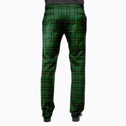 ScotsTee Shop Scottish McGeorge Men's Tartan Trousers Plaid Trews - Regular Fit