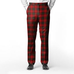 ScotsTee Shop Scottish Wallace Men's Tartan Trousers Plaid Trews - Regular Fit