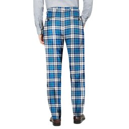 ScotsTee Shop Scottish Strathclyde District Men's Tartan Trousers Plaid Trews - Regular Fit