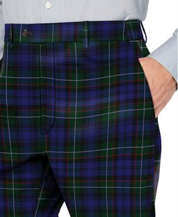 ScotsTee Shop Scottish Semple Men's Tartan Trousers Plaid Trews - Regular Fit