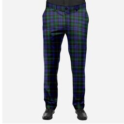 ScotsTee Shop Scottish Semple Men's Tartan Trousers Plaid Trews - Regular Fit