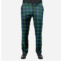 ScotsTee Shop Scottish Turnbull Hunting Modern Clan Men's Tartan Trousers Plaid Trews - Regular Fit