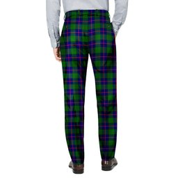 ScotsTee Shop Scottish Shaw Modern Men's Tartan Trousers Plaid Trews - Regular Fit