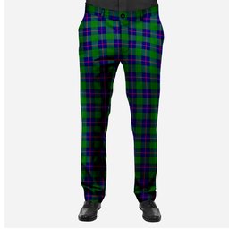 ScotsTee Shop Scottish Shaw Modern Men's Tartan Trousers Plaid Trews - Regular Fit