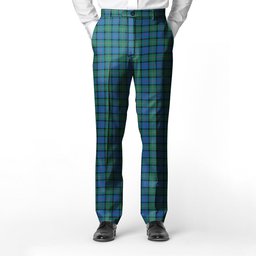 ScotsTee Shop Scottish MacThomas Men's Tartan Trousers Plaid Trews - Regular Fit