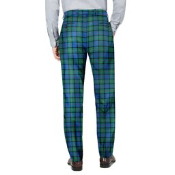 ScotsTee Shop Scottish MacThomas Men's Tartan Trousers Plaid Trews - Regular Fit
