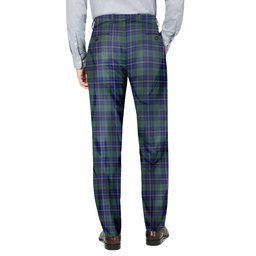 ScotsTee Shop Scottish Platt Men's Tartan Trousers Plaid Trews - Regular Fit