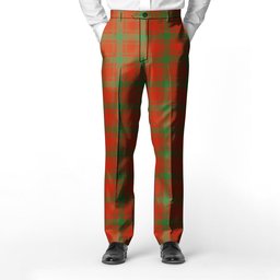ScotsTee Shop Scottish McQueary Ancient Men's Tartan Trousers Plaid Trews - Regular Fit