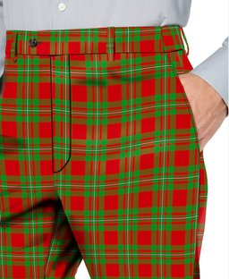 ScotsTee Shop Scottish Peter Men's Tartan Trousers Plaid Trews - Regular Fit
