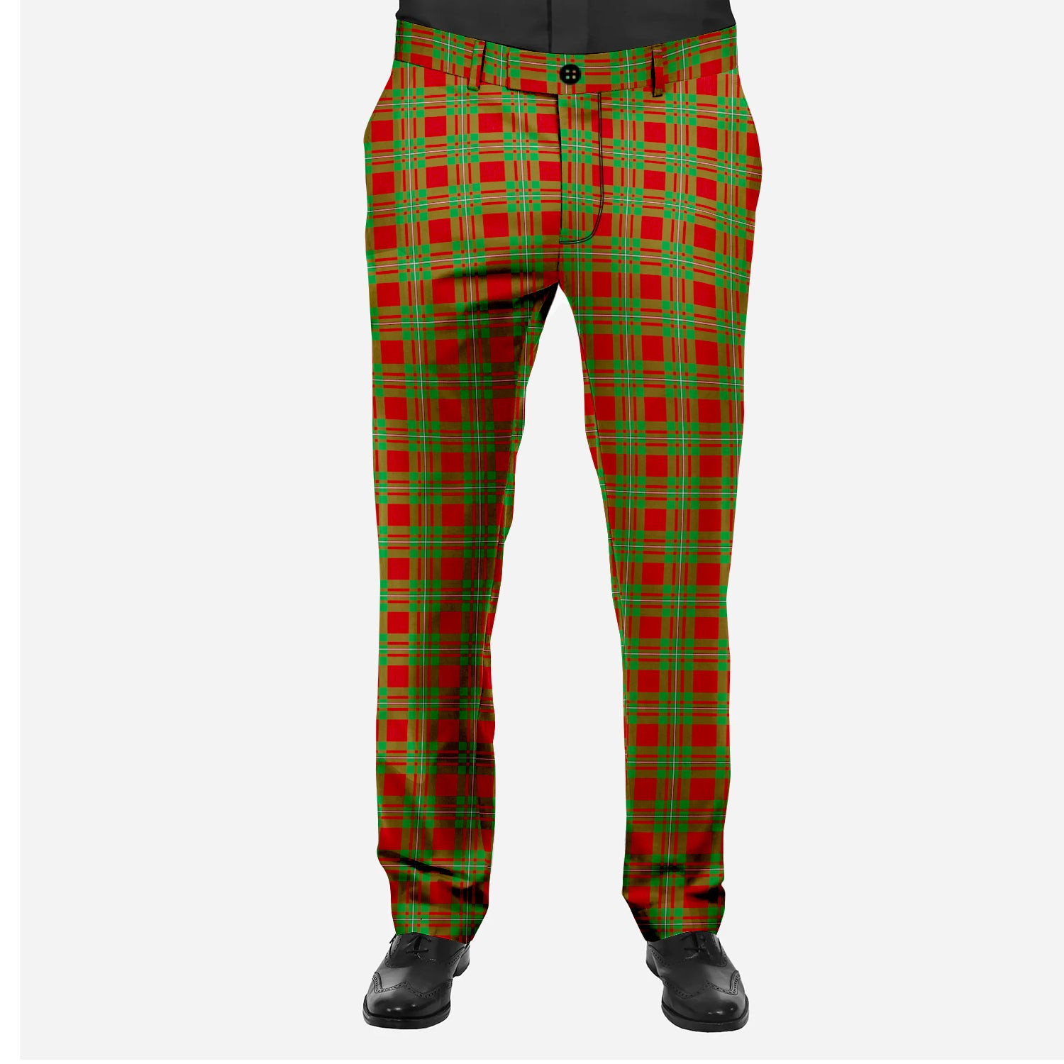 ScotsTee Shop Scottish Peter Men's Tartan Trousers Plaid Trews - Regular Fit