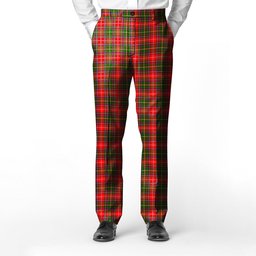 ScotsTee Shop Scottish Somerville Sc Men's Tartan Trousers Plaid Trews - Regular Fit