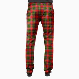 ScotsTee Shop Scottish Somerville Sc Men's Tartan Trousers Plaid Trews - Regular Fit