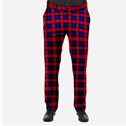 ScotsTee Shop Scottish McCracken Men's Tartan Trousers Plaid Trews - Regular Fit