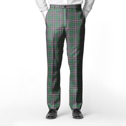ScotsTee Shop Scottish McFarland Hunting Ancient Men's Tartan Trousers Plaid Trews - Regular Fit