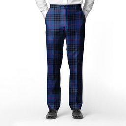 ScotsTee Shop Scottish Morgan Men's Tartan Trousers Plaid Trews - Regular Fit
