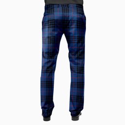 ScotsTee Shop Scottish Morgan Men's Tartan Trousers Plaid Trews - Regular Fit