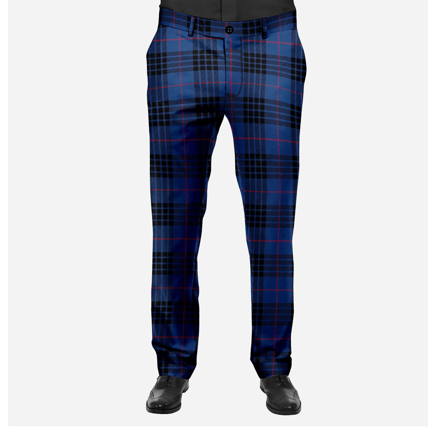 ScotsTee Shop Scottish Morgan Men's Tartan Trousers Plaid Trews - Regular Fit