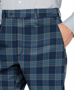 ScotsTee Shop Scottish Thorburn Lochcarron Men's Tartan Trousers Plaid Trews - Regular Fit