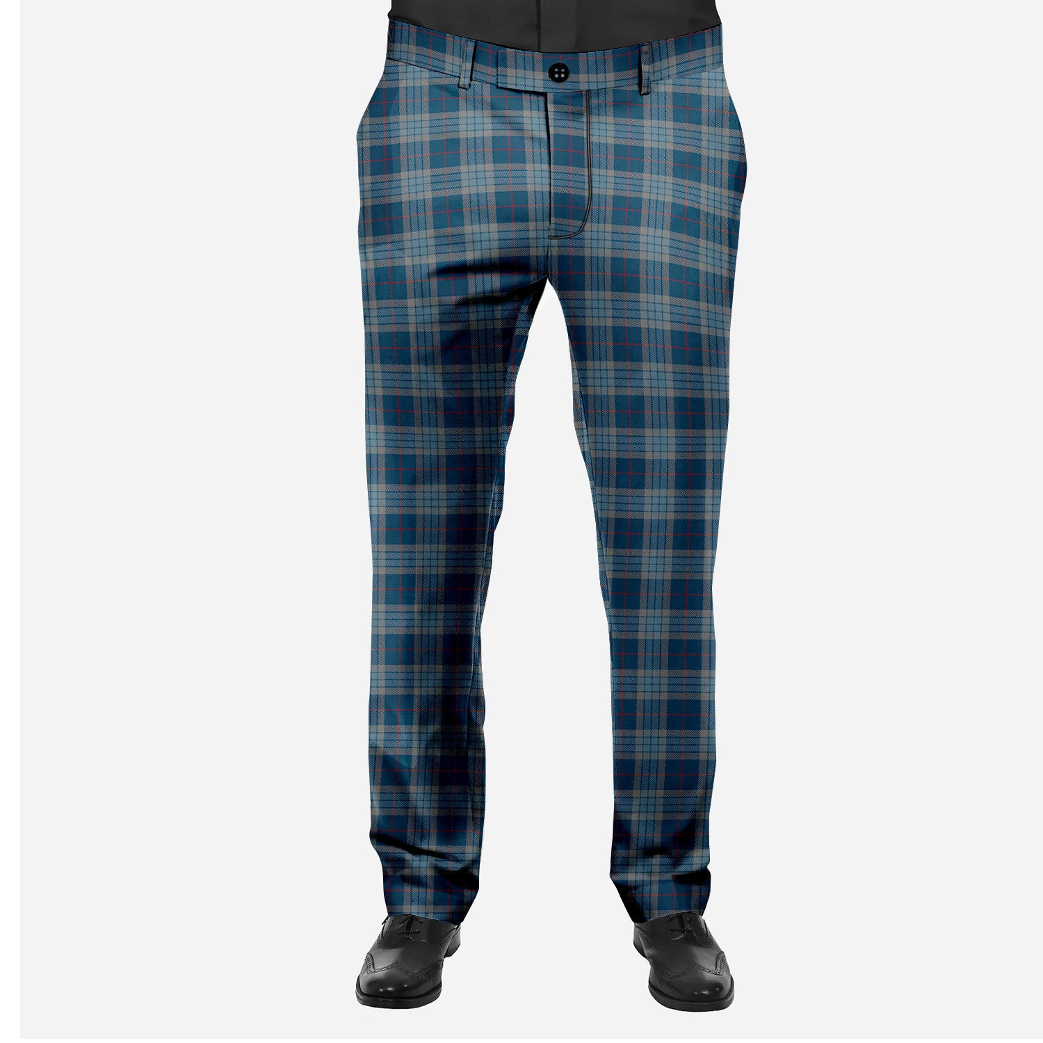 ScotsTee Shop Scottish Thorburn Lochcarron Men's Tartan Trousers Plaid Trews - Regular Fit