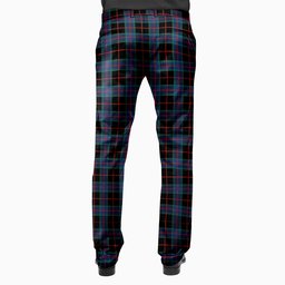 ScotsTee Shop Scottish Nairn Modern Men's Tartan Trousers Plaid Trews - Regular Fit