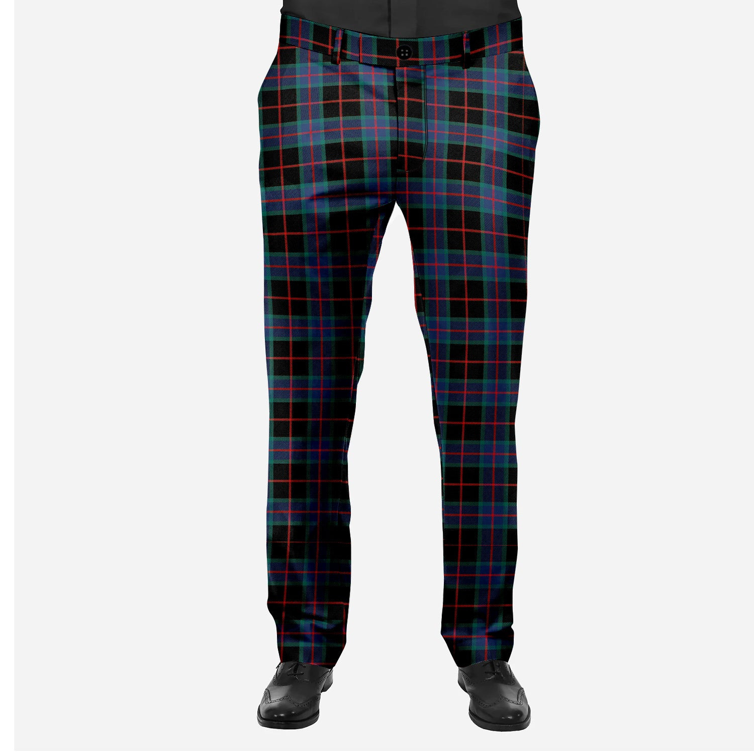 ScotsTee Shop Scottish Nairn Modern Men's Tartan Trousers Plaid Trews - Regular Fit