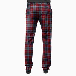 ScotsTee Shop Scottish MacTavish 2 Men's Tartan Trousers Plaid Trews - Regular Fit