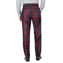 ScotsTee Shop Scottish MacTavish 2 Men's Tartan Trousers Plaid Trews - Regular Fit