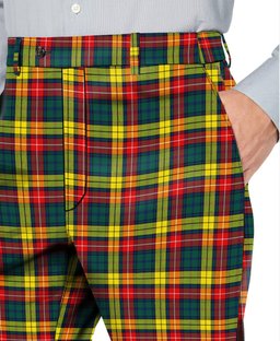 ScotsTee Shop Scottish McIndoe Men's Tartan Trousers Plaid Trews - Regular Fit