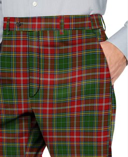 ScotsTee Shop Scottish MacWhirter Men's Tartan Trousers Plaid Trews - Regular Fit